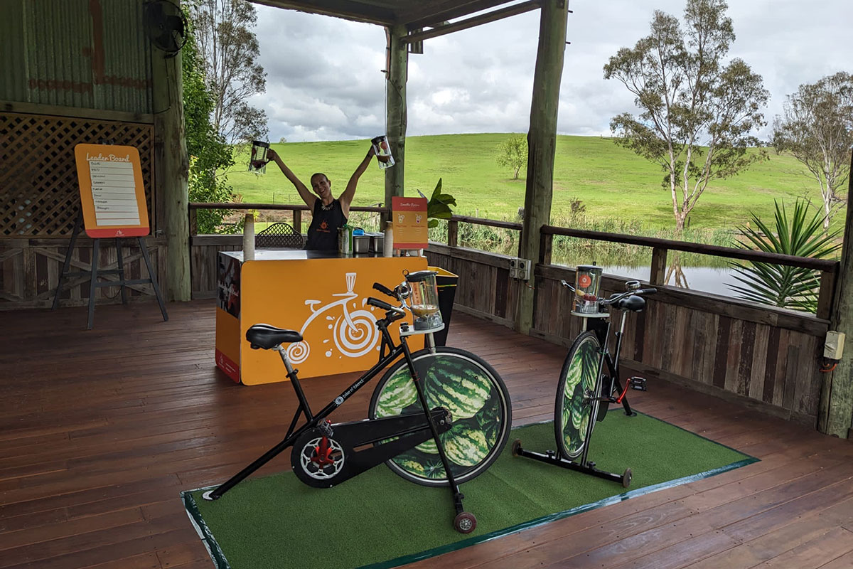 Corporate team building ideas for work - Bike n blend competition package