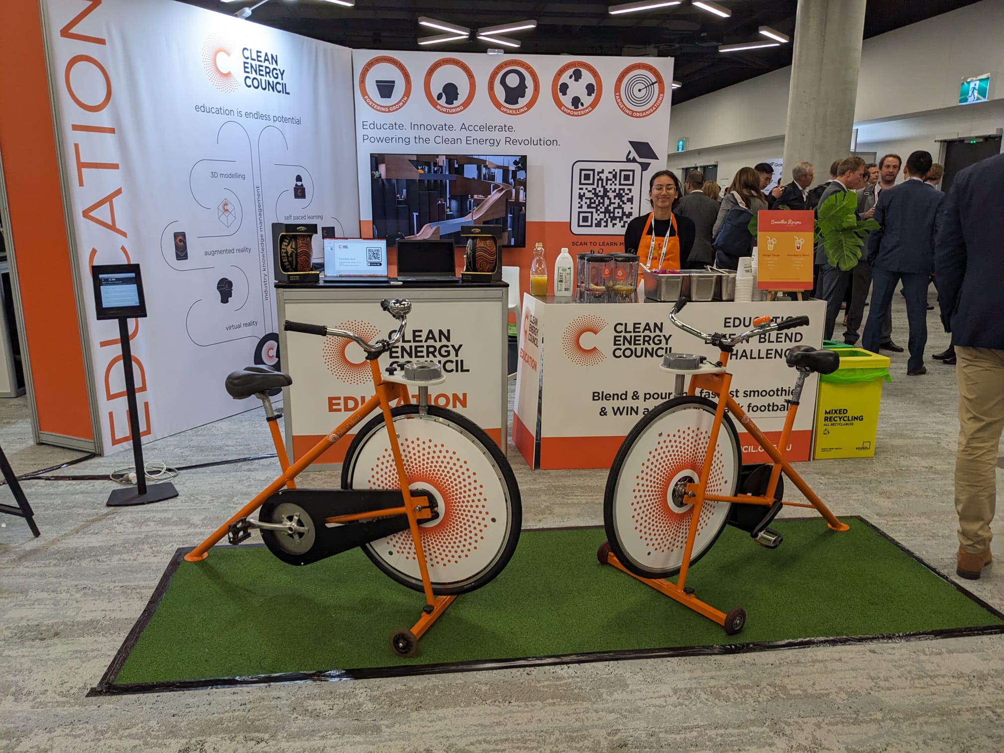 Bike N' Blend x Clean Energy Council - personalised brand solution