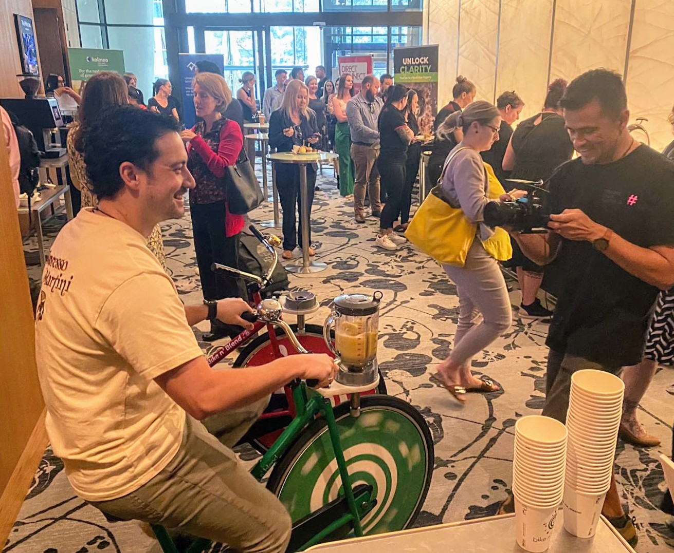 conference smoothie bikes